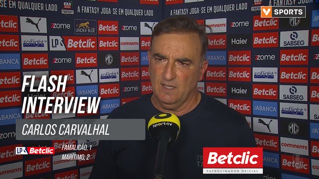 I Liga (#2) | Famalicão 1-2 Marítimo: Flash Interview Carlos Carvalhal