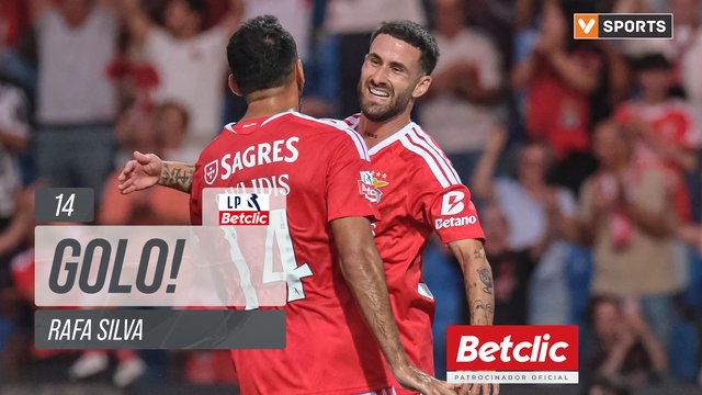 GOLO! Benfica, Rafa Silva aos 14', Casa Pia 0-2 Benfica
