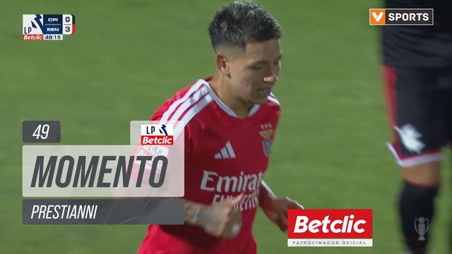 Benfica, Jogada, Prestianni aos 49'