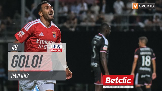 GOLO! Benfica, Pavlidis aos 49', Casa Pia 0-4 Benfica