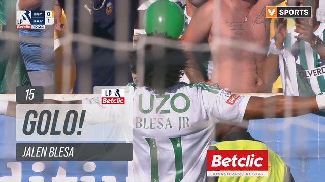 GOLO! Rio Ave, Jalen Blesa aos 15', Estoril 0-1 Rio Ave