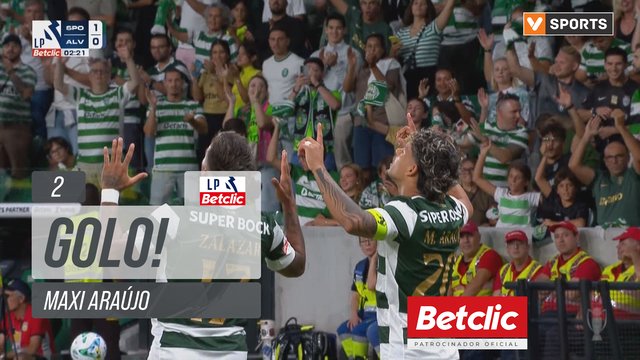 GOLO! Sporting, Maxi Araújo aos 2', Sporting 1-0 Alverca