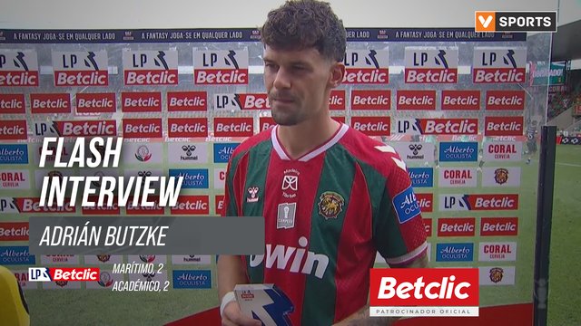 I Liga (#3) | Marítimo 2-2 Académico: Flash Interview Adrián Butzke