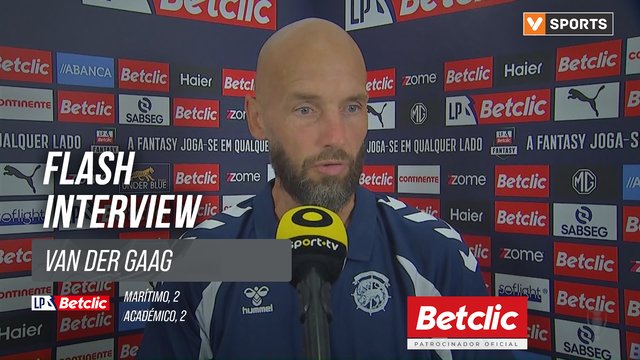 I Liga (#3) | Marítimo 2-2 Académico: Flash Interview van der Gaag