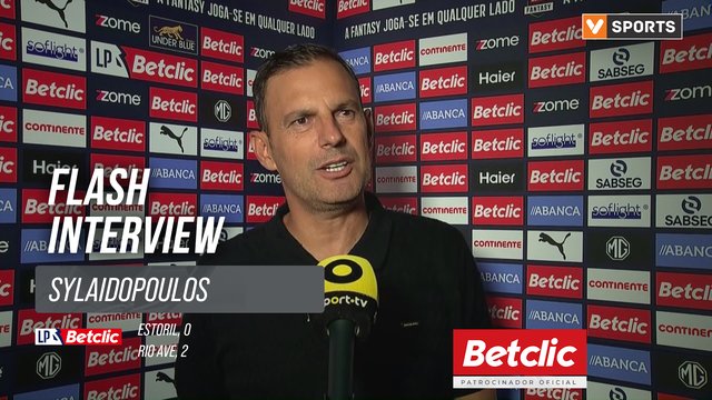 I Liga (#3) | Estoril 0-2 Rio Ave: Flash Interview Sylaidopoulos