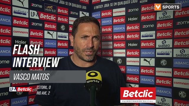 I Liga (#3) | Estoril 0-2 Rio Ave: Flash Interview Vasco Matos