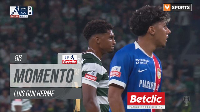Sporting, Jogada, Luis Guilherme aos 86'