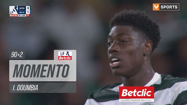 Sporting, Jogada, I. Doumbia aos 90'+2'