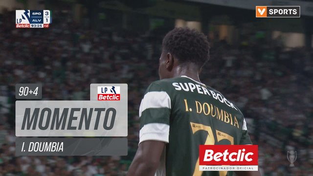 Sporting, Jogada, I. Doumbia aos 90'+4'