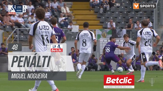 Vitória SC, Penálti, Miguel Nogueira aos 48'