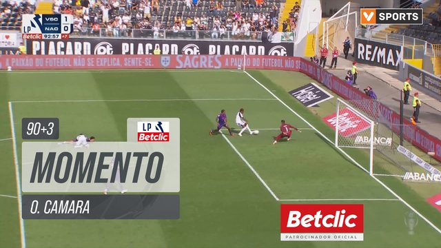 Vitória SC, Jogada, O. Camara aos 90'+3'