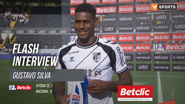 I Liga (#3) | Vitória SC 1-0 Nacional: Flash Interview Gustavo Silva