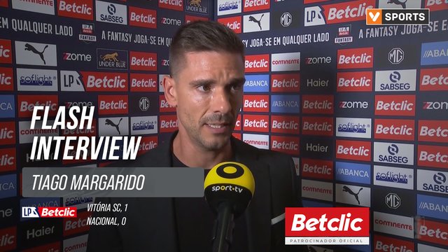 I Liga (#3) | Vitória SC 1-0 Nacional: Flash Interview Tiago Margarido