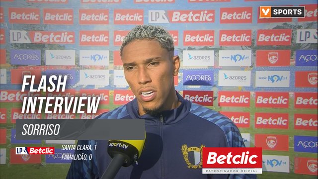 I Liga (#3) | Santa Clara 1-0 Famalicão: Flash Interview Sorriso