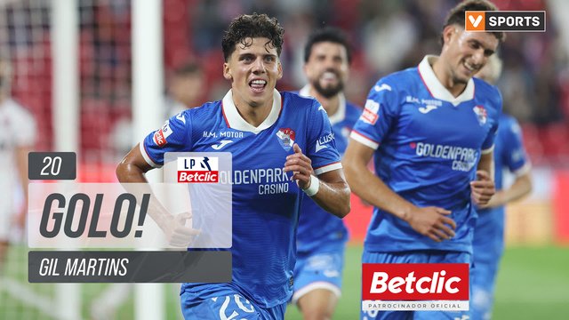 GOLO! Gil Vicente, Gil Martins aos 20', Gil Vicente 1-0 Casa Pia