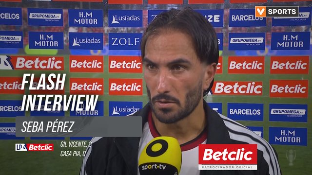 I Liga (#3) | Gil Vicente 2-0 Casa Pia: Flash Interview Seba Pérez