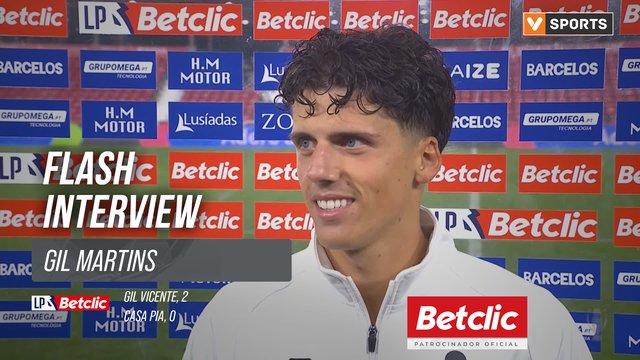 I Liga (#3) | Gil Vicente 2-0 Casa Pia: Flash Interview Gil Martins