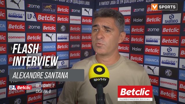 I Liga (#3) | Gil Vicente 2-0 Casa Pia: Flash Interview Alexandre Santana