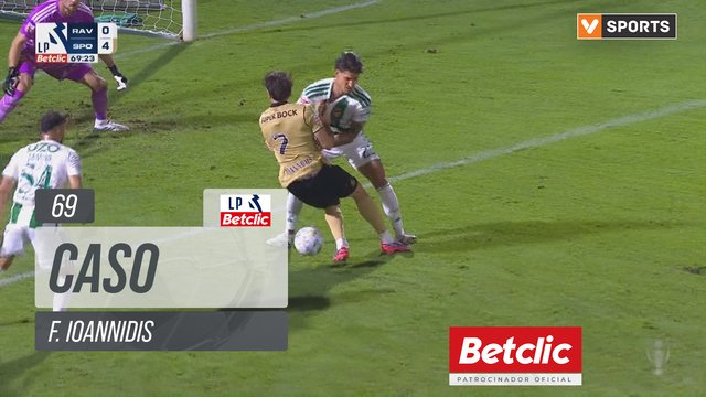 Sporting, Caso, F. Ioannidis aos 69'