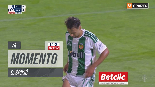 Rio Ave, Jogada, D. Špikić aos 74'
