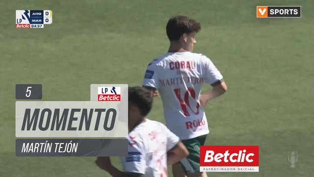 Marítimo, Jogada, Martín Tejón aos 5'