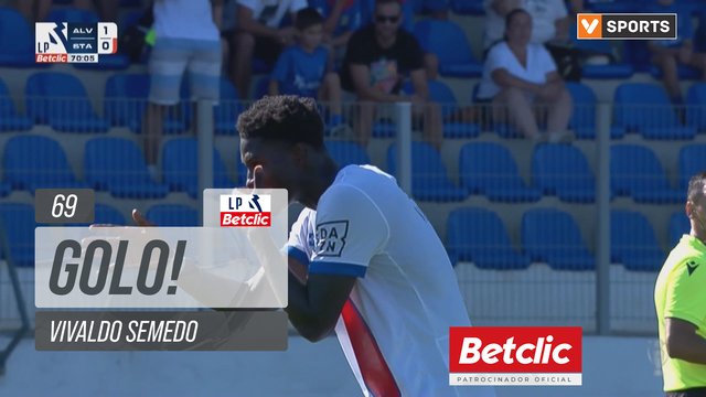 GOLO! Alverca, Vivaldo Semedo aos 69', Alverca 1-0 Santa Clara