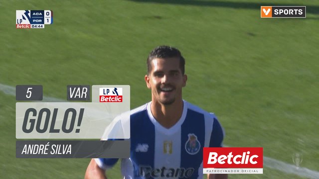 GOLO! FC Porto, André Silva aos 5', Académico 0-1 FC Porto