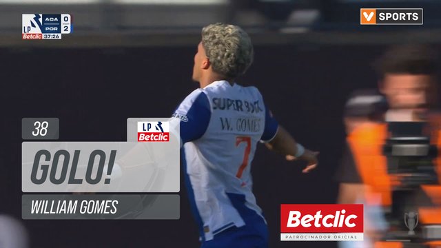 GOLO! FC Porto, William Gomes aos 38', Académico 0-3 FC Porto