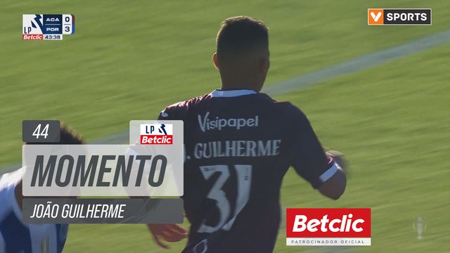 Académico, Jogada, João Guilherme aos 44'