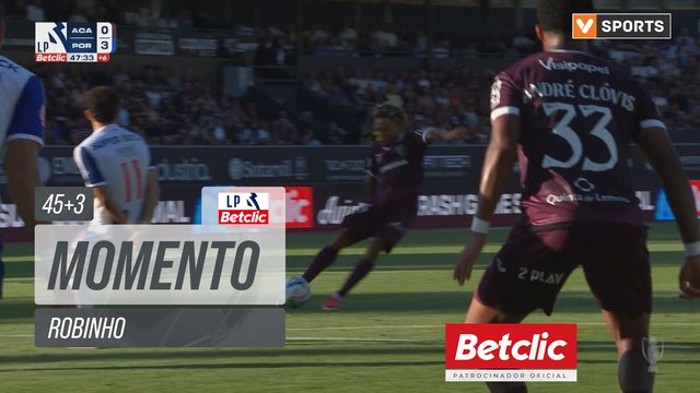 Académico, Jogada, Robinho aos 45'+3'