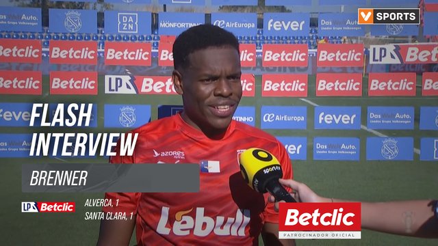 I Liga (#4) | Alverca 1-1 Santa Clara: Flash Interview Brenner