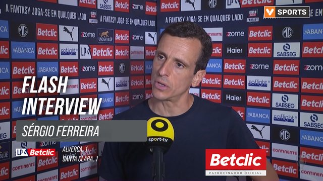 I Liga (#4) | Alverca 1-1 Santa Clara: Flash Interview Sérgio Ferreira
