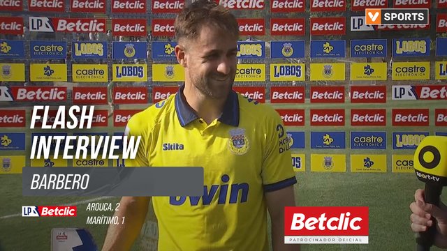 I Liga (#4) | Arouca 2-1 Marítimo: Flash Interview Barbero