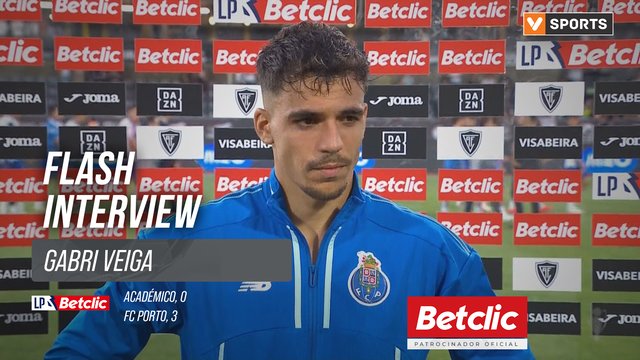 I Liga (#4) | Académico 0-3 FC Porto: Flash Interview Gabri Veiga
