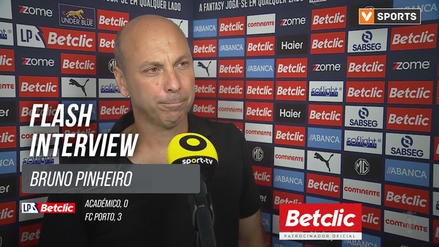 I Liga (#4) | Académico 0-3 FC Porto: Flash Interview Bruno Pinheiro