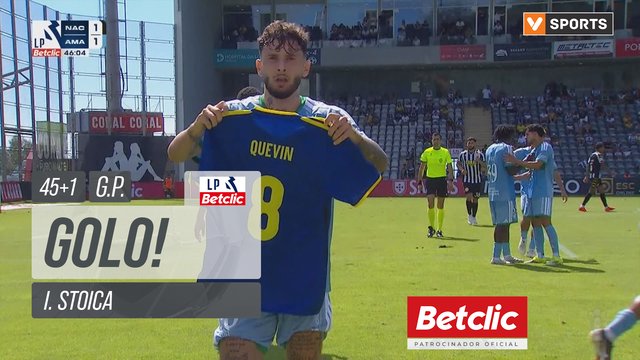 GOLO! Estrela Amadora, I. Stoica aos 45'+1', Nacional 1-1 Estrela Amadora