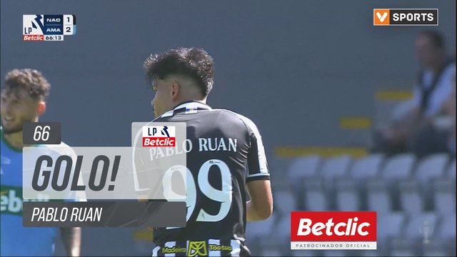 GOLO! Nacional, Pablo Ruan aos 66', Nacional 2-2 Estrela Amadora