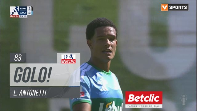 GOLO! Estrela Amadora, L. Antonetti aos 83', Nacional 2-3 Estrela Amadora