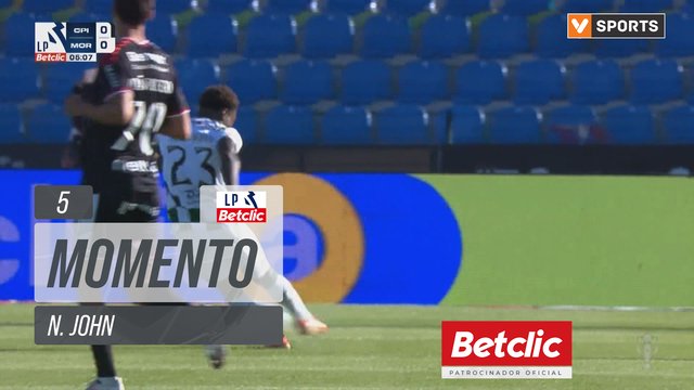 Moreirense, Jogada, N. John aos 5'