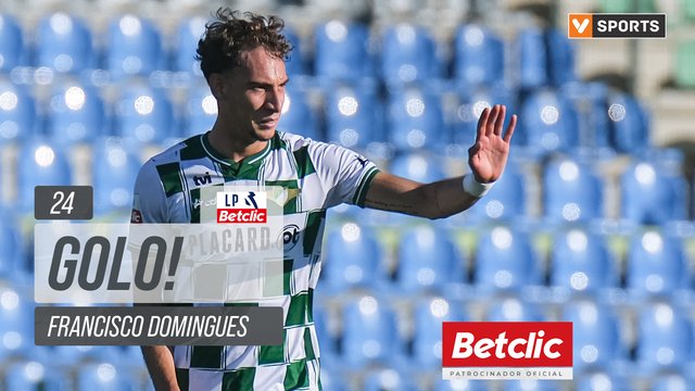 GOLO! Moreirense, Francisco Domingues aos 24', Casa Pia 0-1 Moreirense