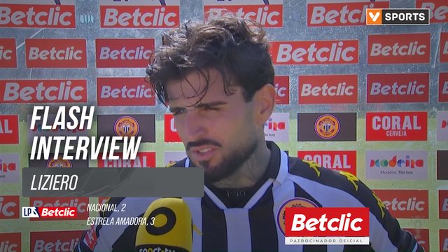 I Liga (#4) | Nacional 2-3 Estrela Amadora: Flash Interview Liziero