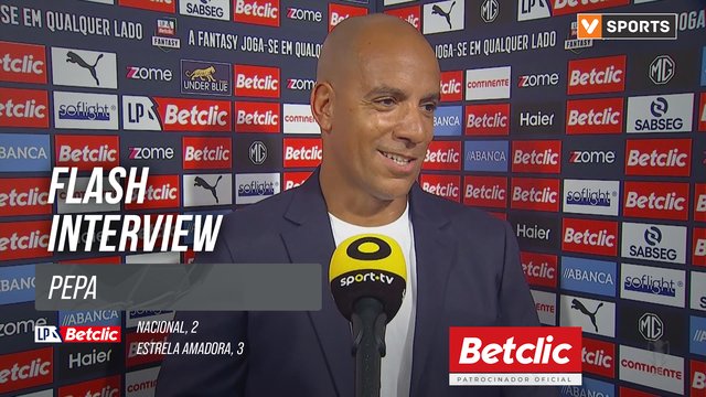 I Liga (#4) | Nacional 2-3 Estrela Amadora: Flash Interview Pepa