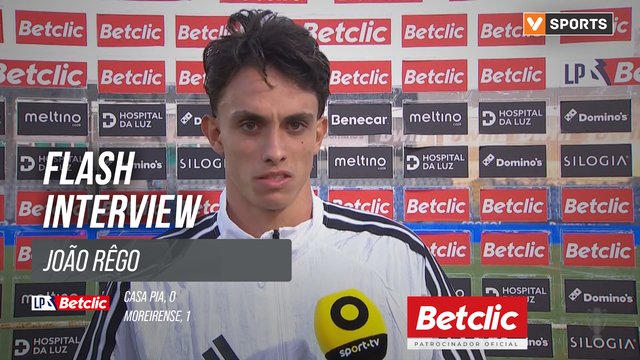 I Liga (#4) | Casa Pia 0-1 Moreirense: Flash Interview João Rêgo
