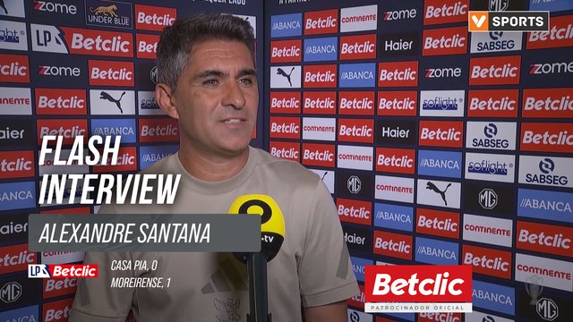 I Liga (#4) | Casa Pia 0-1 Moreirense: Flash Interview Alexandre Santana