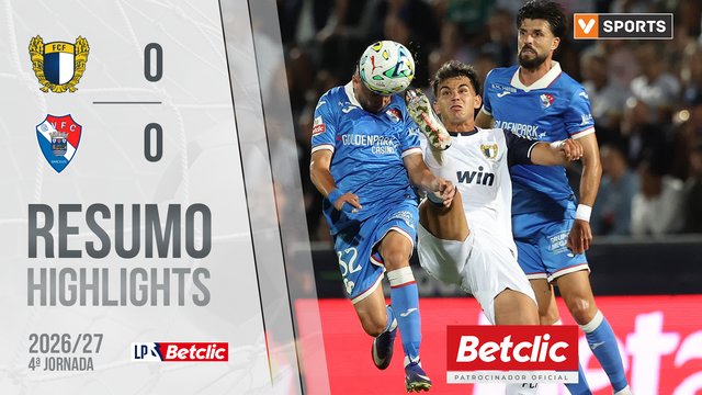 Liga Portugal Betclic (4ªJ): Resumo Famalicão 0-0 Gil Vicente