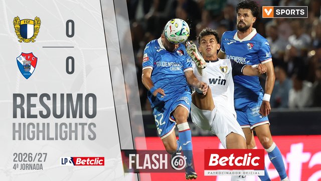 Liga Portugal Betclic (4ªJ): Resumo Flash Famalicão 0-0 Gil Vicente