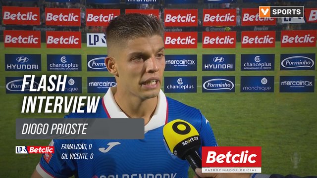 I Liga (#4) | Famalicão 0-0 Gil Vicente: Flash Interview Diogo Prioste