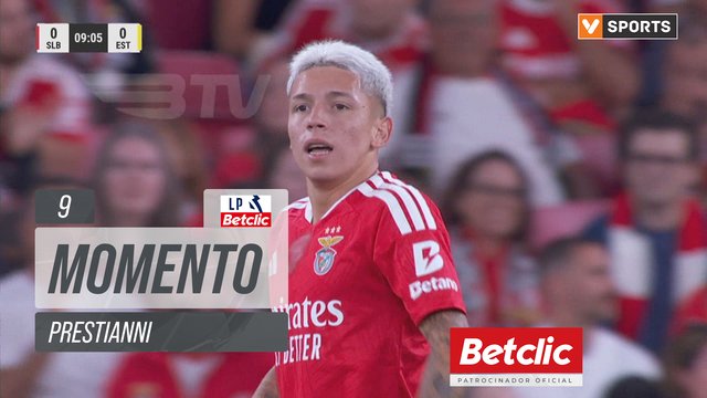 Benfica, Jogada, Prestianni aos 9'