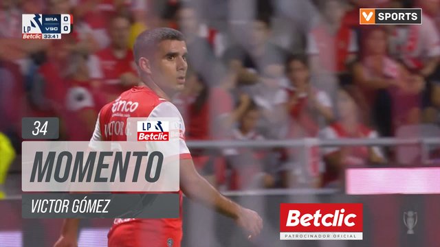 Braga, Jogada, Victor Gómez aos 34'