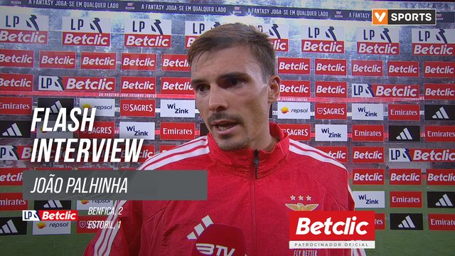 I Liga (#4) | Benfica 2-1 Estoril: Flash Interview João Palhinha